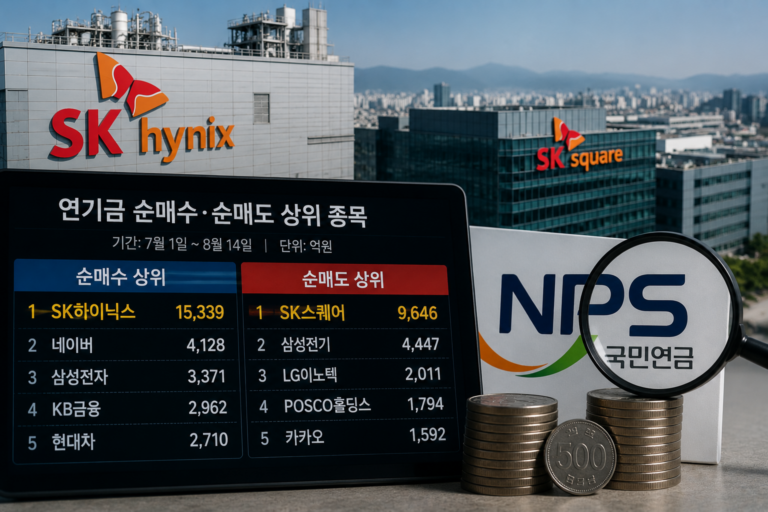 SK하이닉스 1.5조 사들인 국민연금…SK스퀘어는 9600억 팔았다 1 하이닉스,국민연금 사진