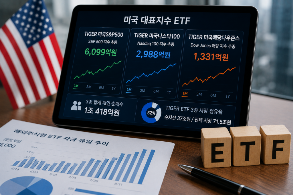 미국 대표지수 ETF에 1조원 몰렸다…개인투자자 분산투자 확대 2 image 105