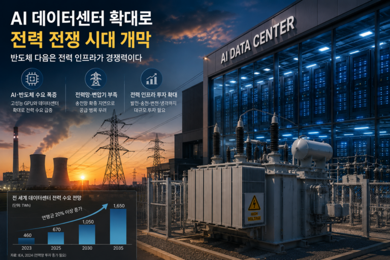 AI 데이터센터 늘수록 전기가 부족하다…반도체 다음 ‘전력 전쟁’ 온다 10 전력전쟁 사진