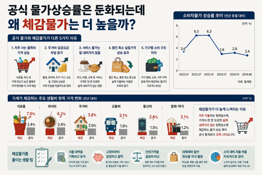월급 올라도 왜 더 빠듯할까…숫자로 드러난 ‘체감물가’의 정체 2 image 118