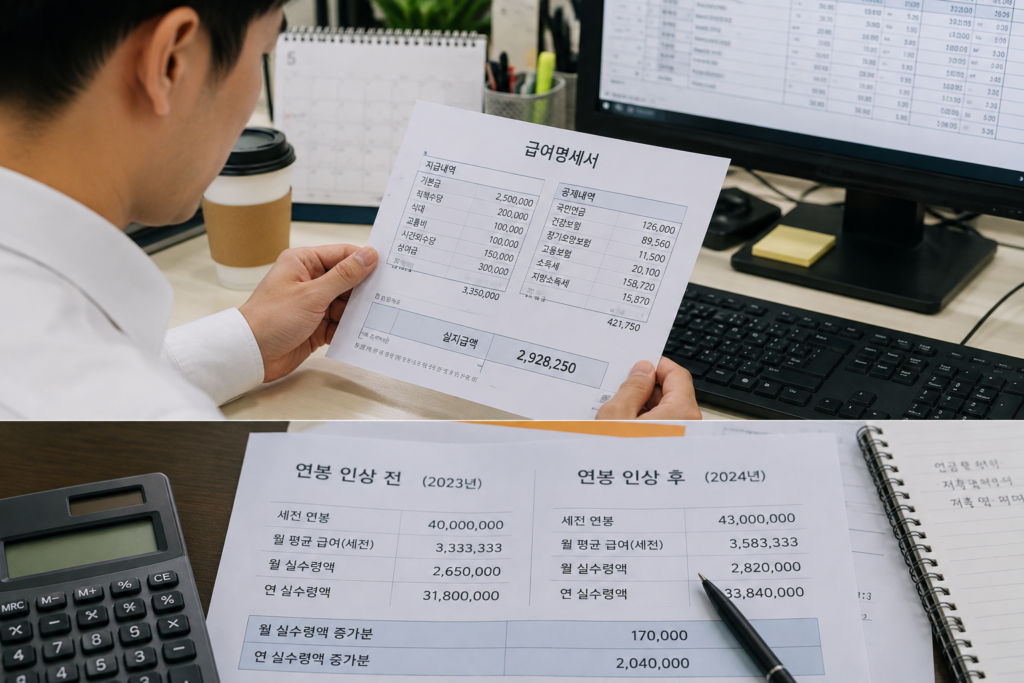 월급 올랐는데 통장엔 왜 그대로일까…연봉 인상의 ‘착시’ 1 image 131