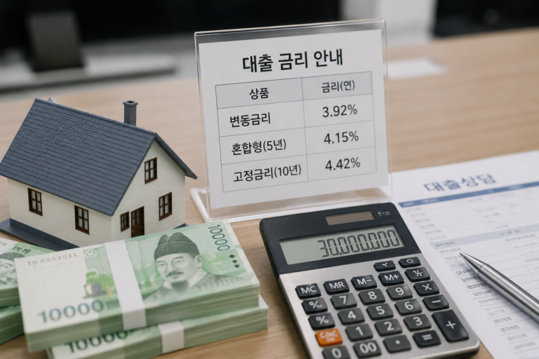 같은 1억원인데 이자가 다르다…대출금리 0.5%p가 만드는 차이 7 대출금리 사진