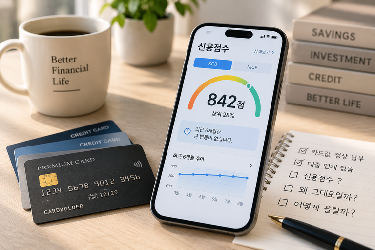 카드값 꼬박꼬박 냈는데 왜 그대로일까…신용점수가 오르지 않는 이유 3 신용점수 사진