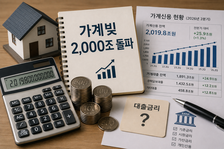 가계빚 결국 2,000조 넘었다…내 대출금리에도 영향 있을까 11 가계빚 사진