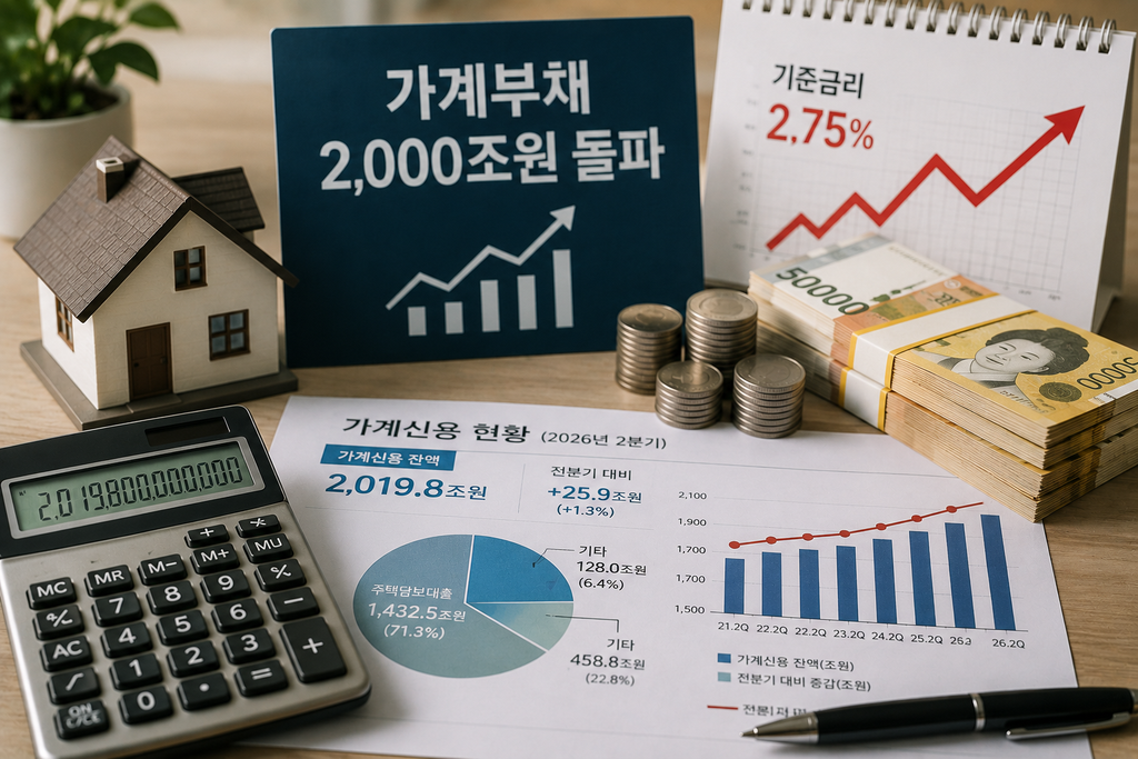 가계빚 결국 2,000조 넘었다…내 대출금리에도 영향 있을까 2 image 165