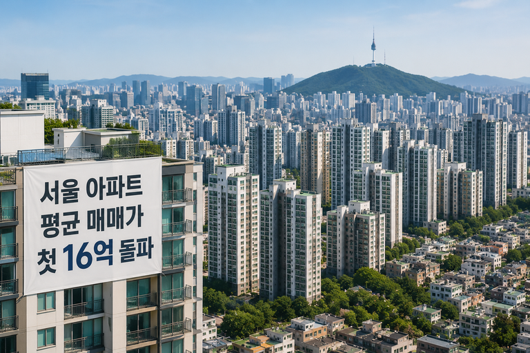 서울 아파트 평균 매매가 첫 16억 돌파…강남보다 강북이 더 뛴 이유 4 서울아파트 사진