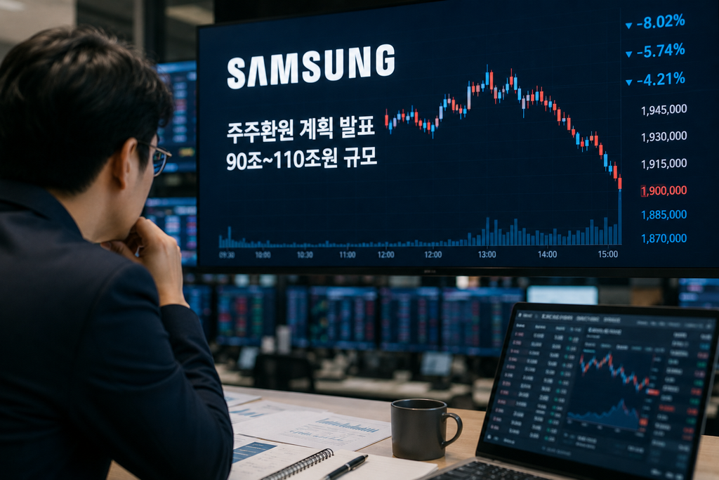 삼성전자 110조원 푼다는데 주가는 왜 떨어졌을까…증시는 ‘기대’를 먼저 산다 2 image 192