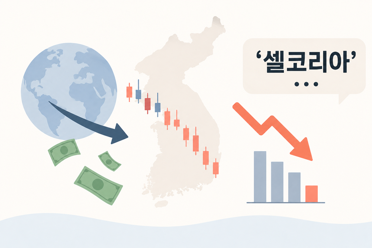 외국인이 한국 주식을 계속 판다…‘셀코리아’에서 읽어야 할 신호 7 셀코리아 사진