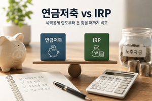 연금저축과 IRP는 뭐가 다를까? 세액공제 한도부터 돈 찾을 때까지 비교 4 연금저축과IRP 사진