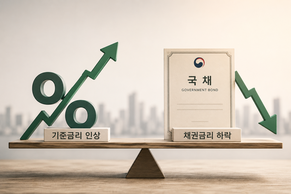 기준금리가 올랐는데 채권금리는 왜 내려갈까? 기준금리와 채권금리가 다르게 움직이는 이유 1 image 248