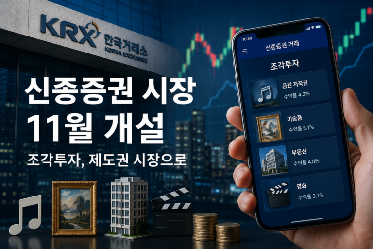 주식처럼 사고파는 ‘조각투자’ 온다…11월 신종증권 시장 열린다 3 신종증권 사진
