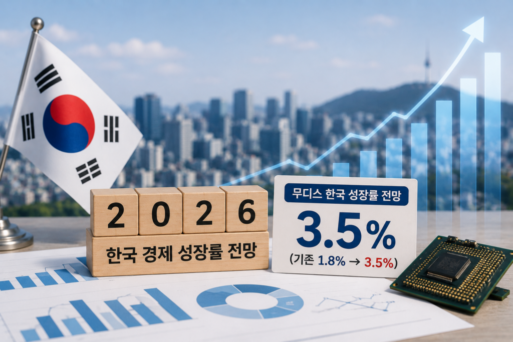 한국 경제 성장률 3.5%로 확 올렸다…무디스가 반도체에 주목한 이유 2 image 98
